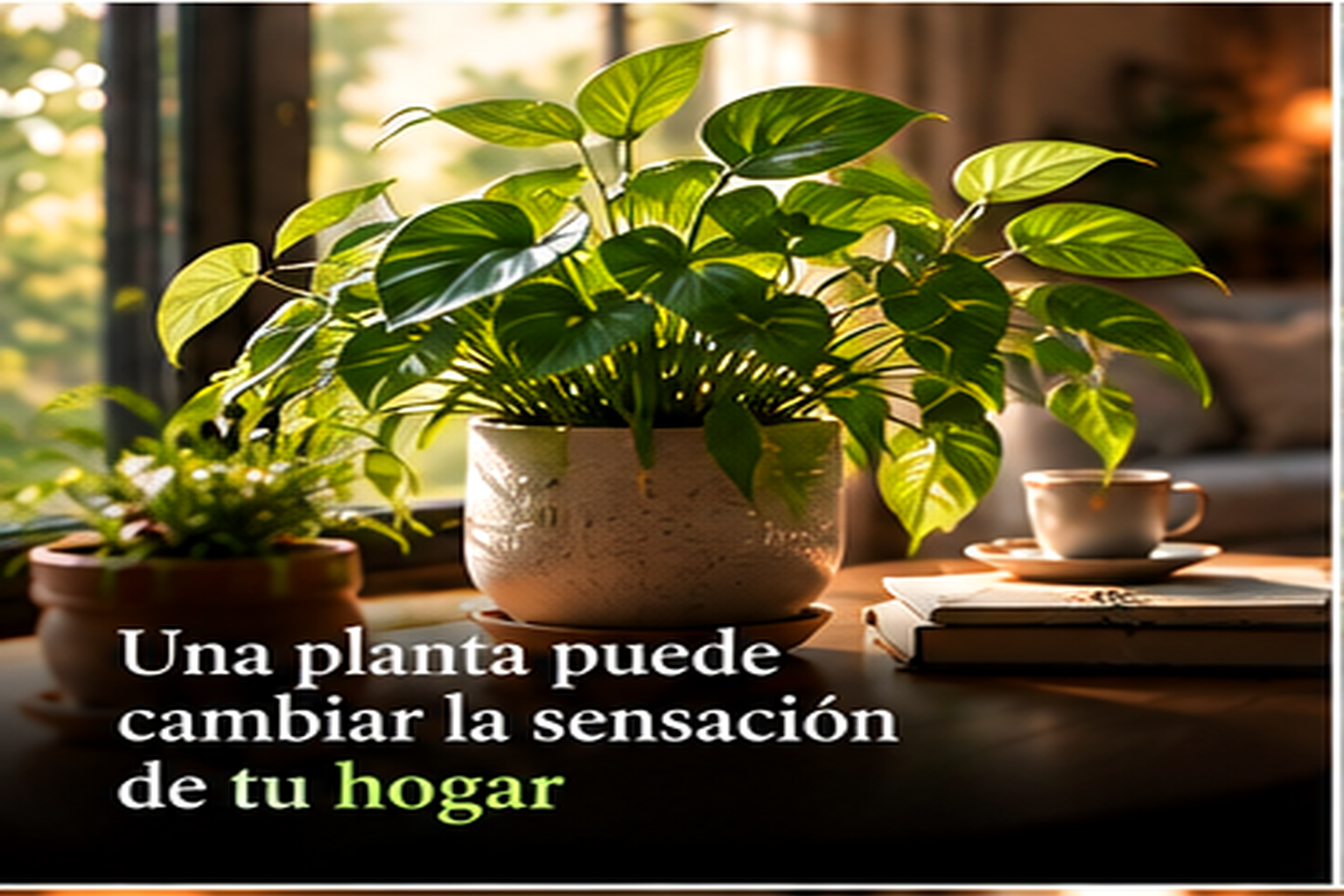 Una planta puede cambiar la sensación de tu hogar