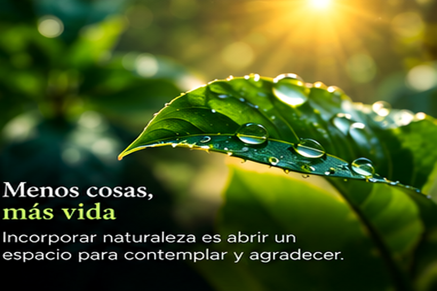Menos cosas, más vida