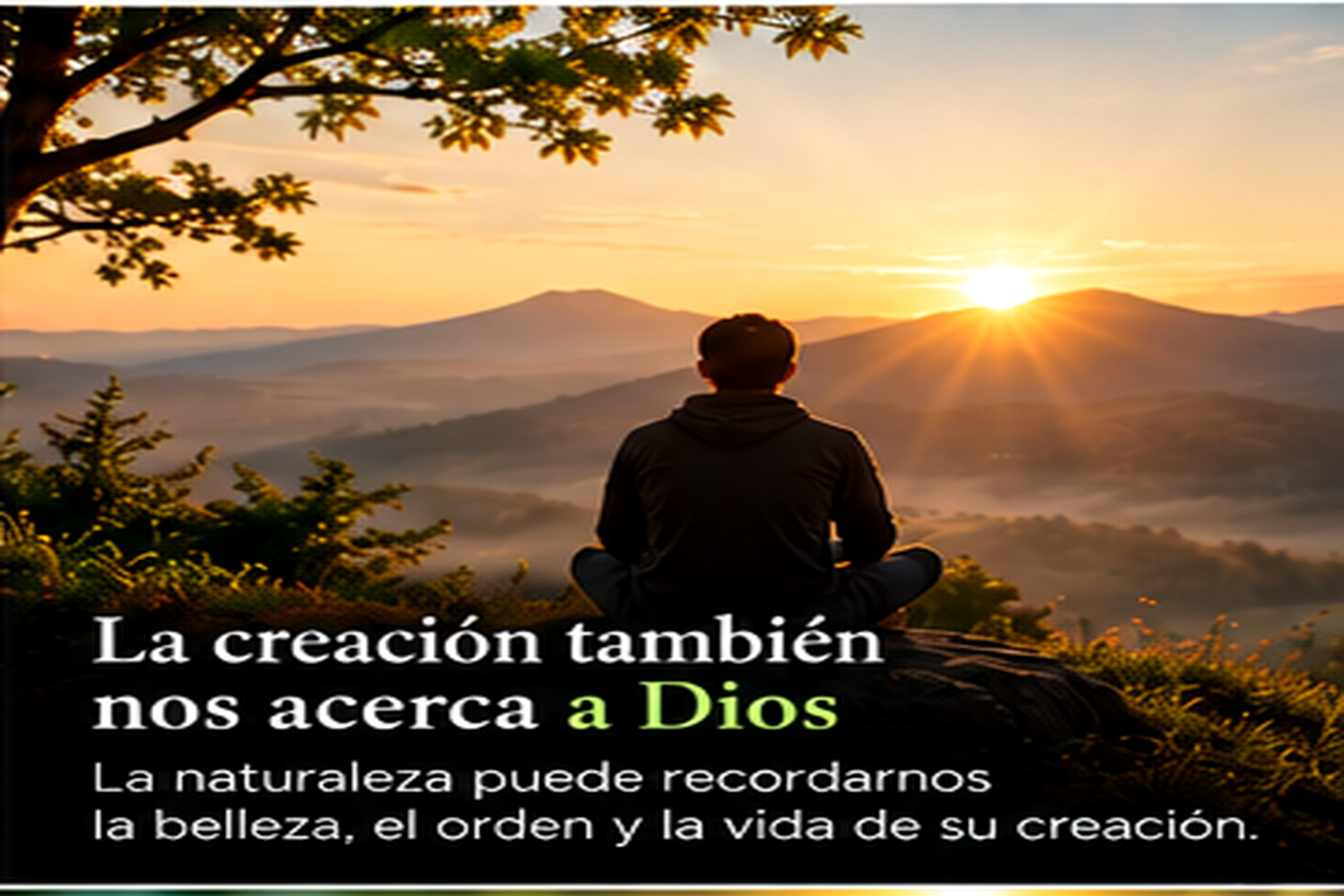 La creación también nos acerca a Dios